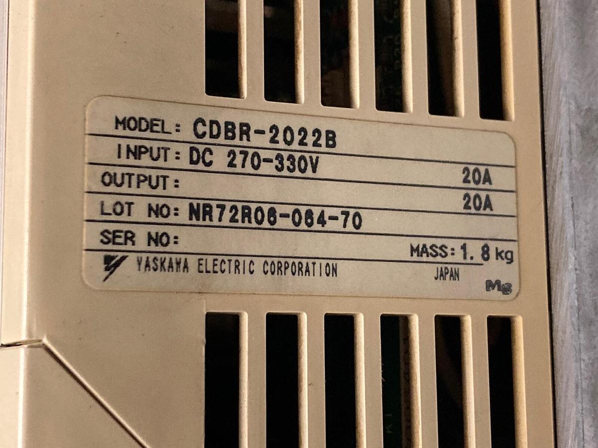 Used Yaskawa,CDBR-2022B,Dynamic Braking Transistor 22kW