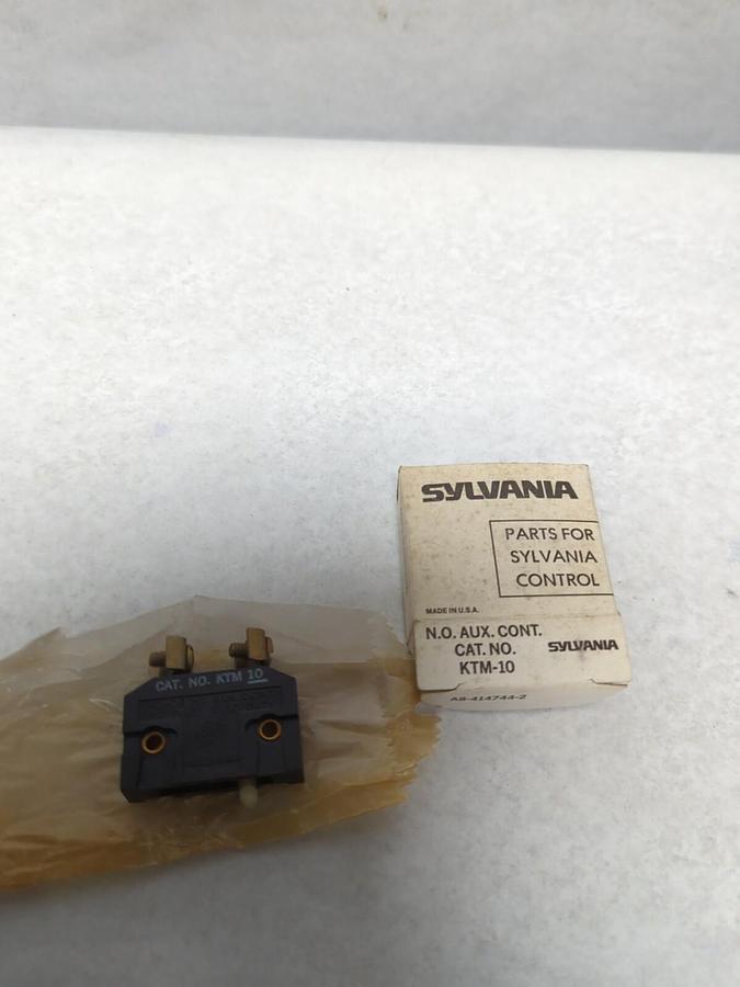 SYLVANIA,KTM-10,AUXILARY CONTACT 10A 600V NOS