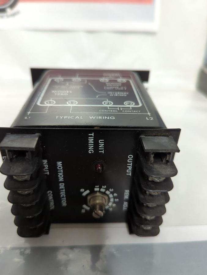 Used ISSC KANSON,1260-1-M-C,MOTION DETECTOR .5-500 SEC PRE-OWNED
