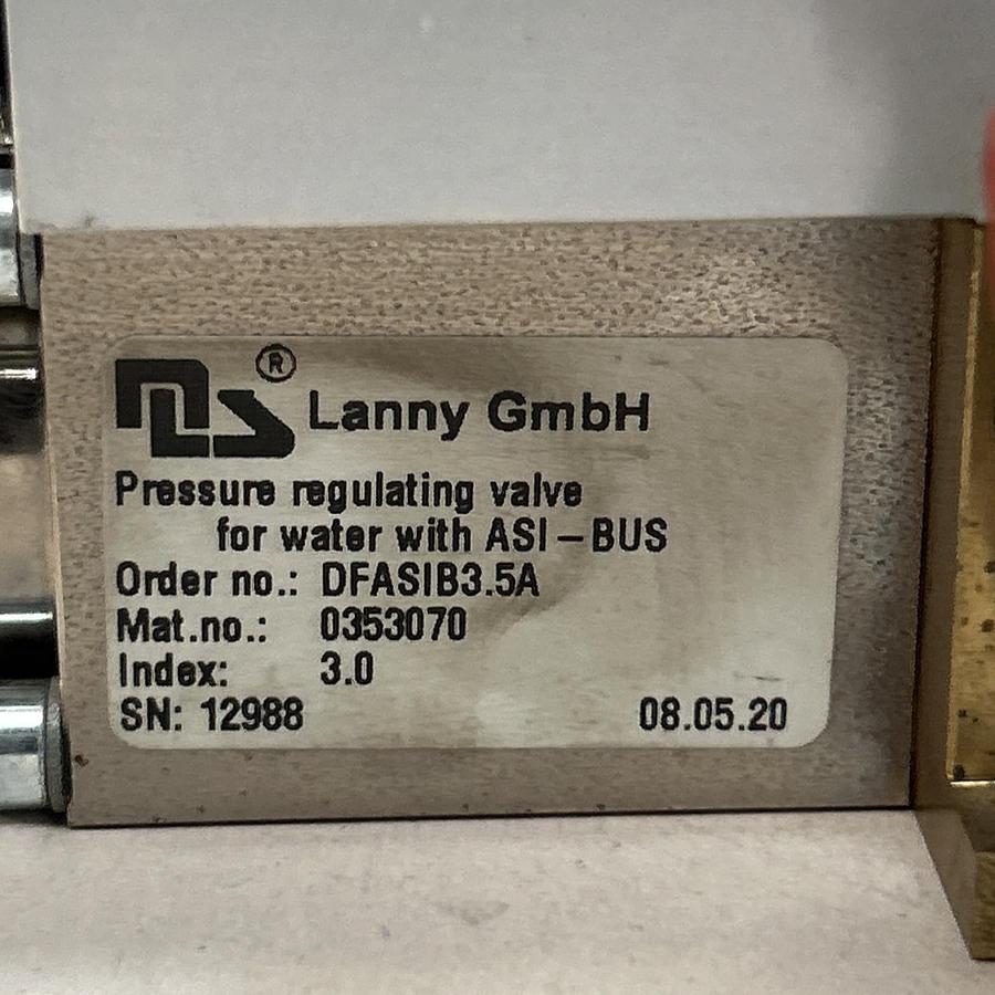 Used LANNY,DFASIB3.5A,PRESSURE REGULATING VALVE