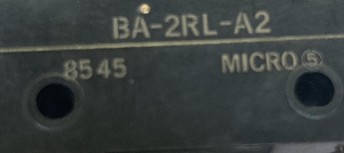 HONEYWELL,BA-2RL-A2,MICRO SWITCH LEVER SWITCH NOS