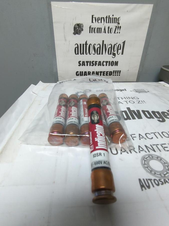 LITTELFUSE,IDSR 1,INDICATOR 1 AMP FUSES LOT OF 6