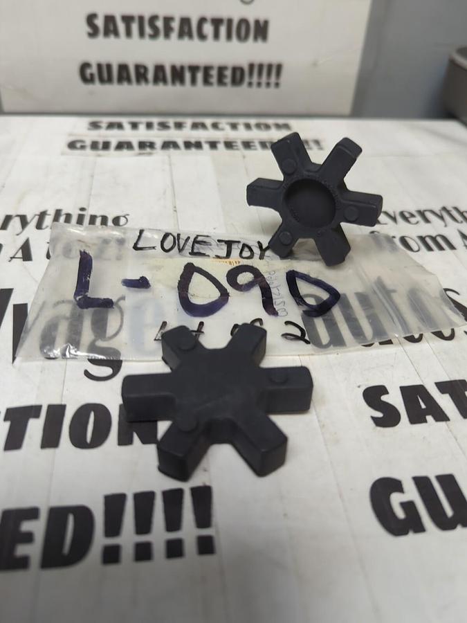 LOVEJOY,L-090,SOLID CENTER JAW COUPLING SPIDER LOT OF 2 NOS