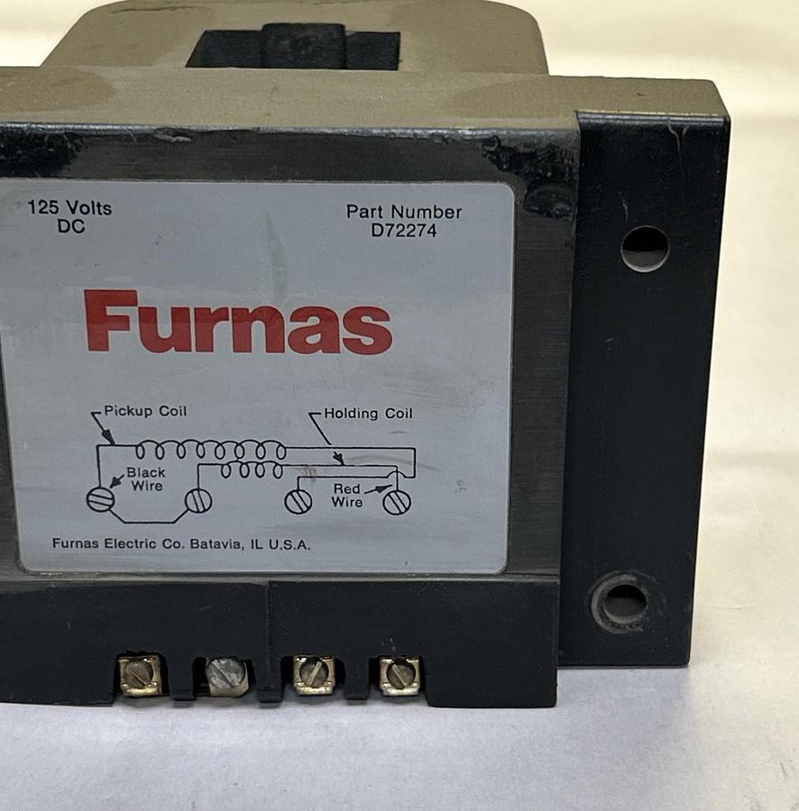 Used FURNAS,D72274,MAGNETIC COIL 125VDC