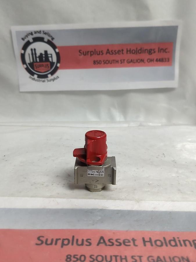 Used SMC,VHS20-N02-Z,MANUAL RELIEF VALVE 15~150PSI PRE-OWNED