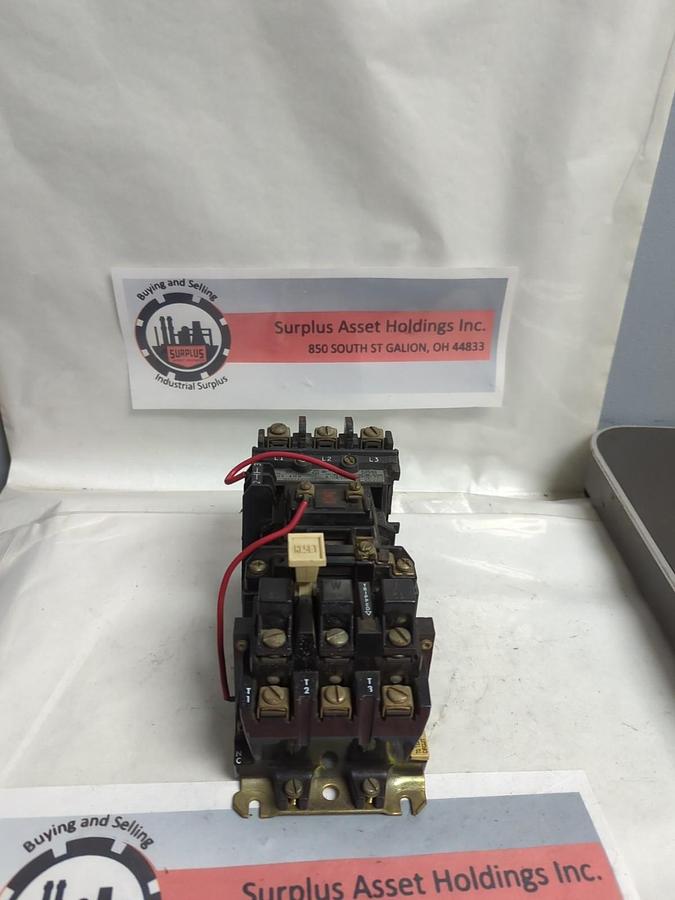 Used ALLEN BRADLEY,509-BOD,SERIES B MOTOR STARTER SIZE 1 PRE-OWNED