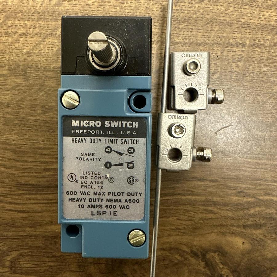 Honeywell,LSP1E,Heavy Duty Micro Switch wOmron Rocker Arm