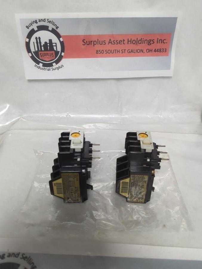 Used FUJI,TR-5-1N/3,THERMAL OVERLOAD RELAY LOT OF 2 PRE-OWNED