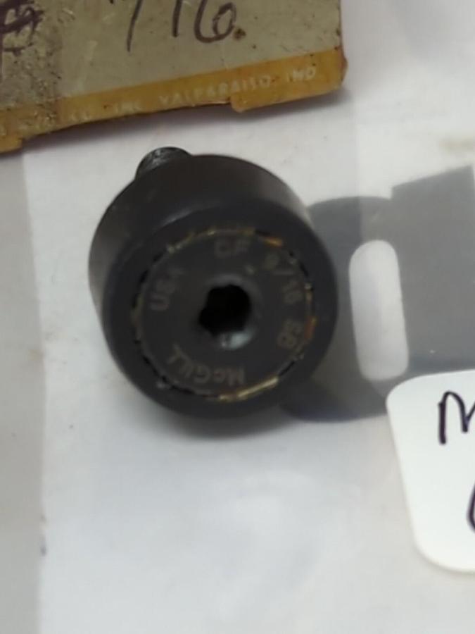 MCGILL,CF-9/16,CAM FOLLOWER 9/16 INCH LOT OF 2 NOS