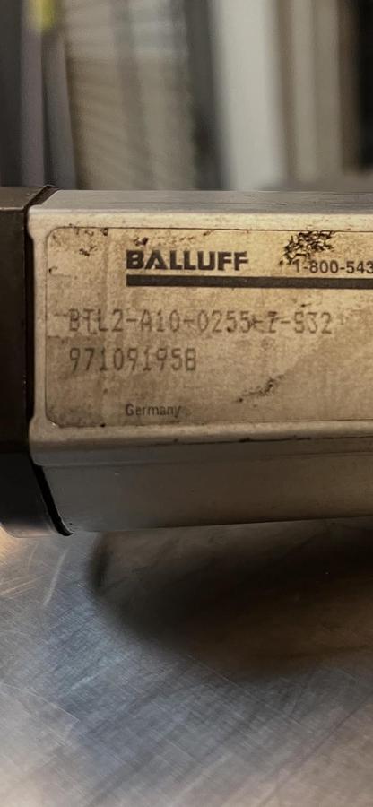 Used BALLUFF,BTL2-A10-0255-Z-S32,TRANSDUCER
