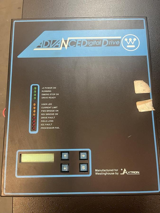 Used AVTRON,DC0360-4EN3-C,ADDVANTAGE 32 DIGITAL DC DRIVE 310AMPS