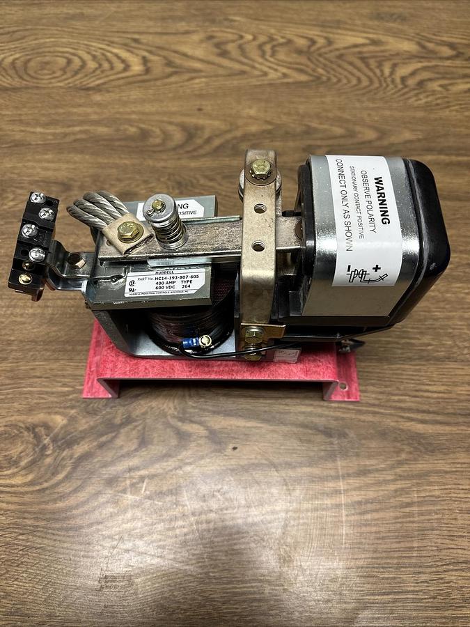 Hubbell,HC14-193-807-605,400 AMP 600 VDC DC Contactor