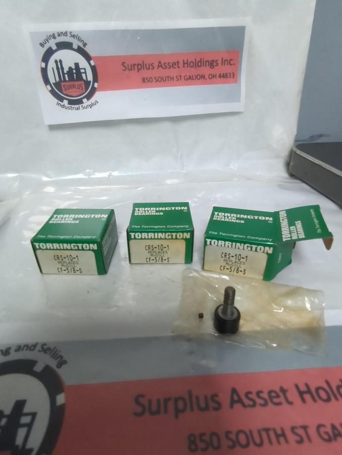 TORRINGTON,CRS-10-1,CAM FOLLOWER LOT OF 3 NOS