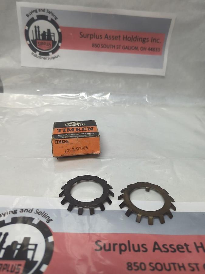 TIMKEN,TW065,BEARING LOCK WASHER PACK OF 2 NOS