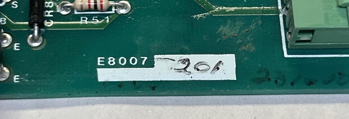 Used TELEMOTIVE,E8007-201,PC CIRCUIT BOARD