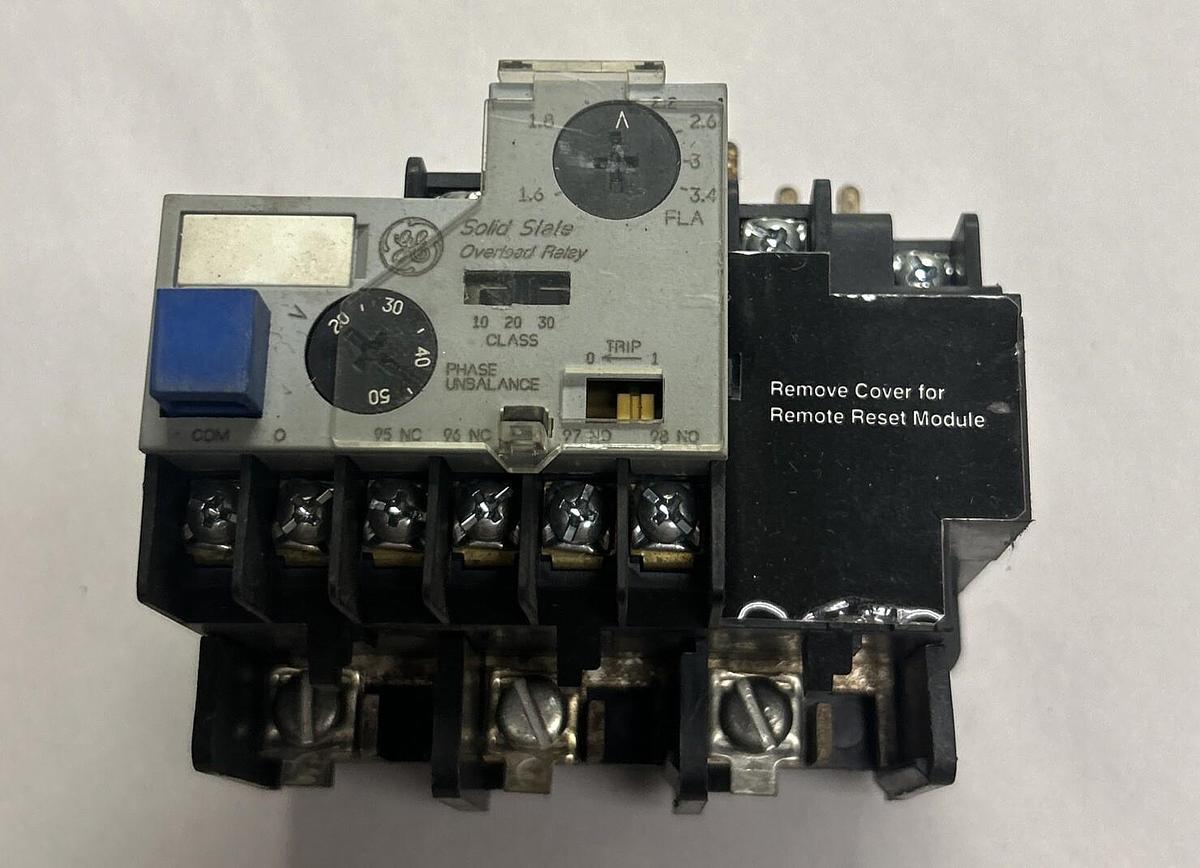 Used GENERAL ELECTRIC,CR324CXES,OVERLOAD RELAY
