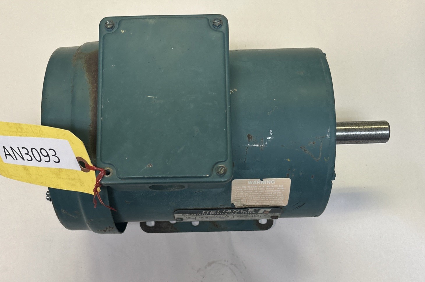 Used RELIANCE,P14H1402M,AC MOTOR 1.5HP 230/460V 1730RPM 3PH FC145T FRAME