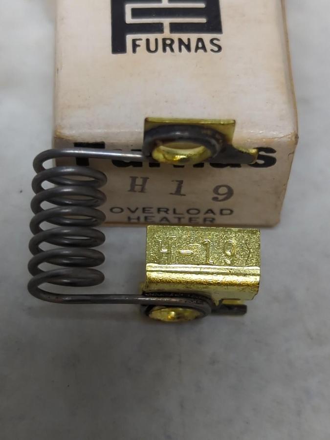 FURNAS,H19,THERMAL OVERLOAD HEATER LOT OF 10 NOS