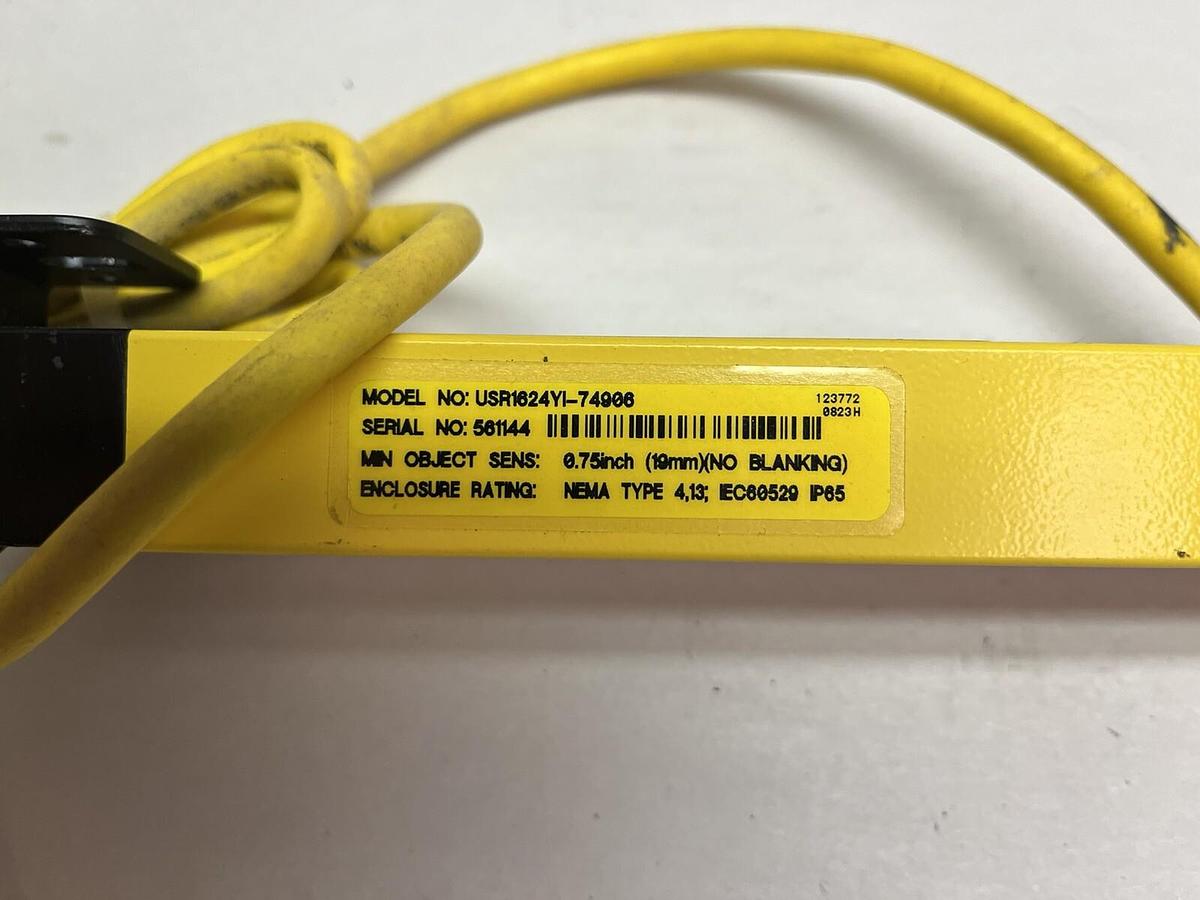 Used BANNER,USE1624YI-74905,MICRO SCREEN LIGHT CURTAIN USR1624YI-74906