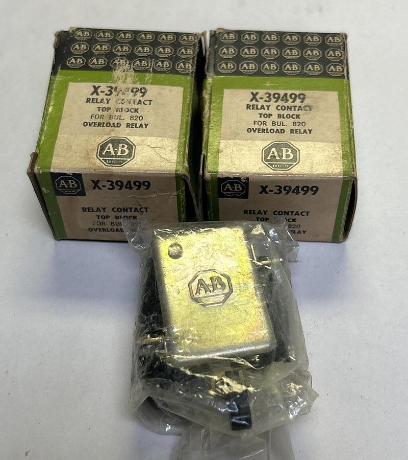 ALLEN BRADLEY,X-39499,RELAY CONTACT LOT OF 2 NOS