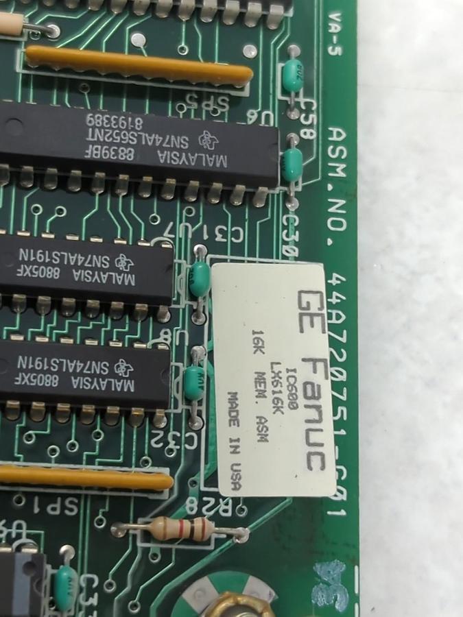 Used GE,IC600LX616K,MEMORY MODULE CIRCUIT BOARD PRE-OWNED