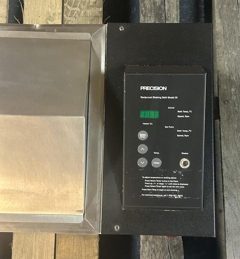 Used PRECISION SCIENTIFIC,66800,RECIPROCAL SHAKING BATH MODEL 25