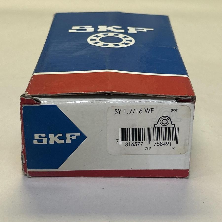 SKF,SY1.7/16WF,PILLOW BLOCK BEARING 1-7/16 INCH BORE NOS