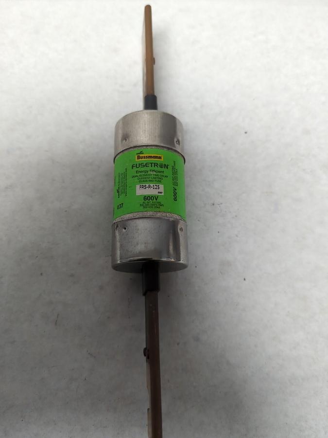 Used COOPER BUSSMANN,FRS-R-125,ENERGY EFFICIENT 125 AMP FUSE PRE-OWNED