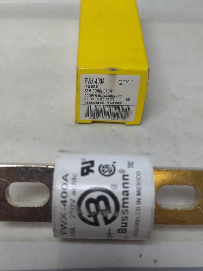 COOPER BUSSMANN,FWX-400A,SEMICONDUCTOR 400 AMP FUSE NOS