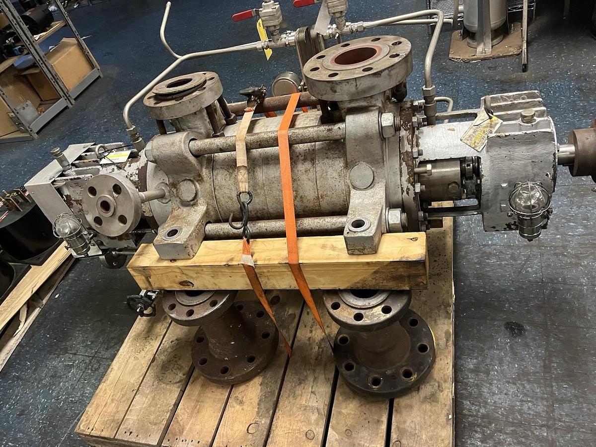 Used FLOWSERVE,3WX-10A6,WX BETWEEN BEARING HORIZONTAL MULTISTAGE PUMP Size 3