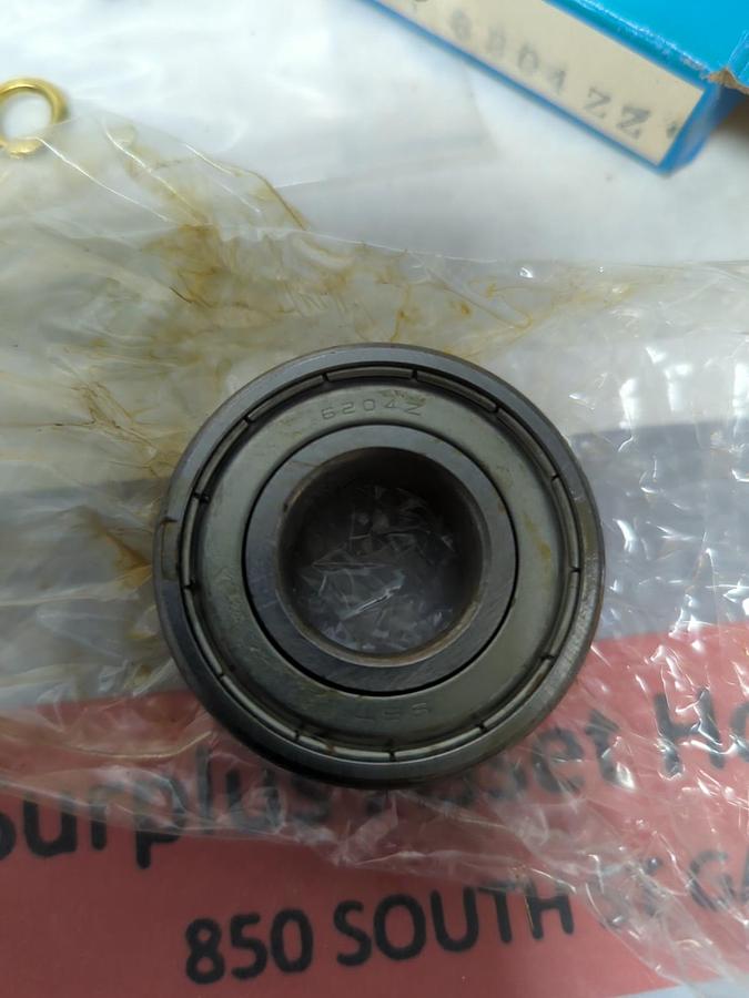 POLAND,6204ZZ,DOUBLE SHIELDED DEEP GROOVE BALL BEARING LOT OF 2 NOS