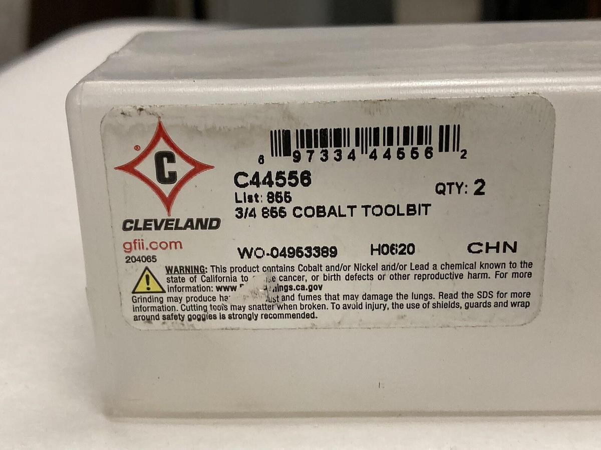 Cleveland,C44556,3/4 INCH Cobalt Square Tool Bit Lot of 2