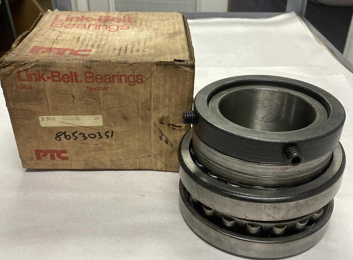 Link Belt,B2245IHL,Roller Bearing 3-3/16 INCH NOS