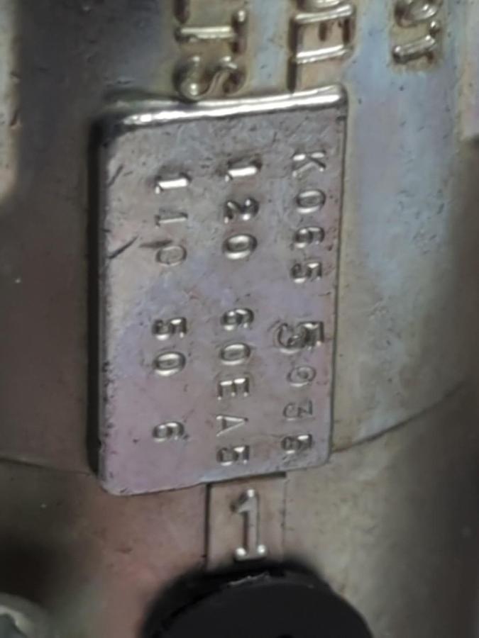 Used SCHRADER-BELLOWS,L4852610253,SOLENOID VALVE 120V 60 110V 50 PRE-OWNED