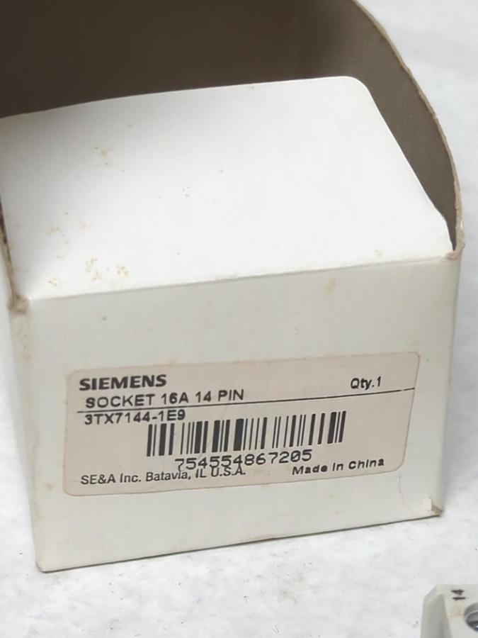 SIEMENS,3TX7144-1E9,SOCKET 16A 14 OIN NOS