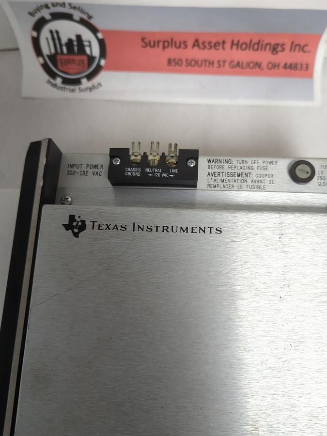 Used TEXAS INSTRUMENTS,5TI-5500,I/O EXPANDER 102-132 VAC 47-63 HZ PRE-OWNED