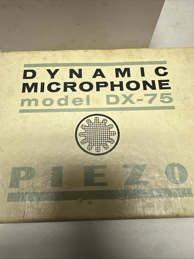 Piezo,Model DX-75,Dynamic Microphone