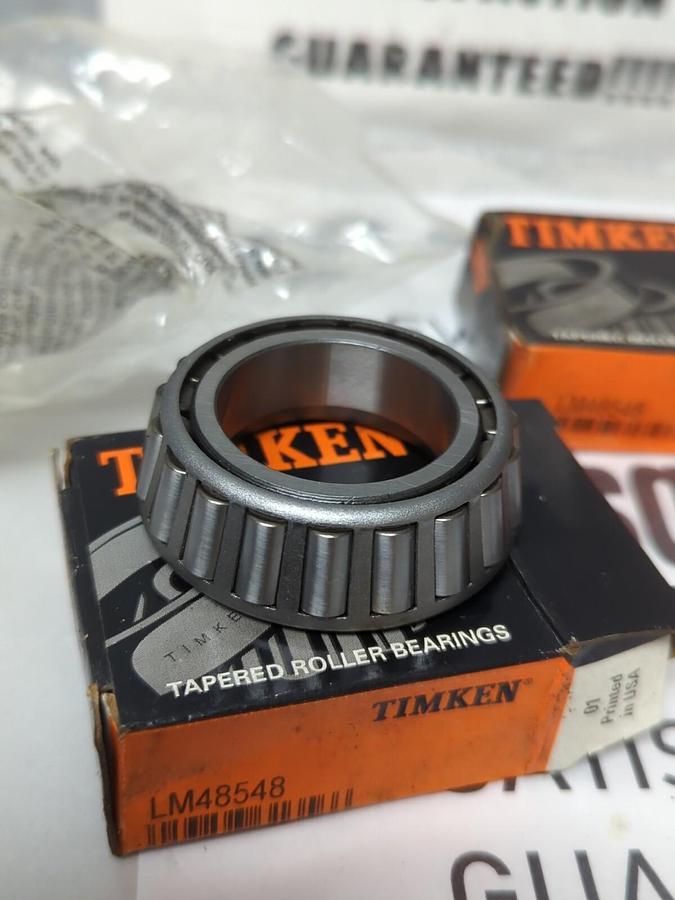 TIMKEN,LM48548,ROLLER BEARING CONE LOT OF 3 NOS