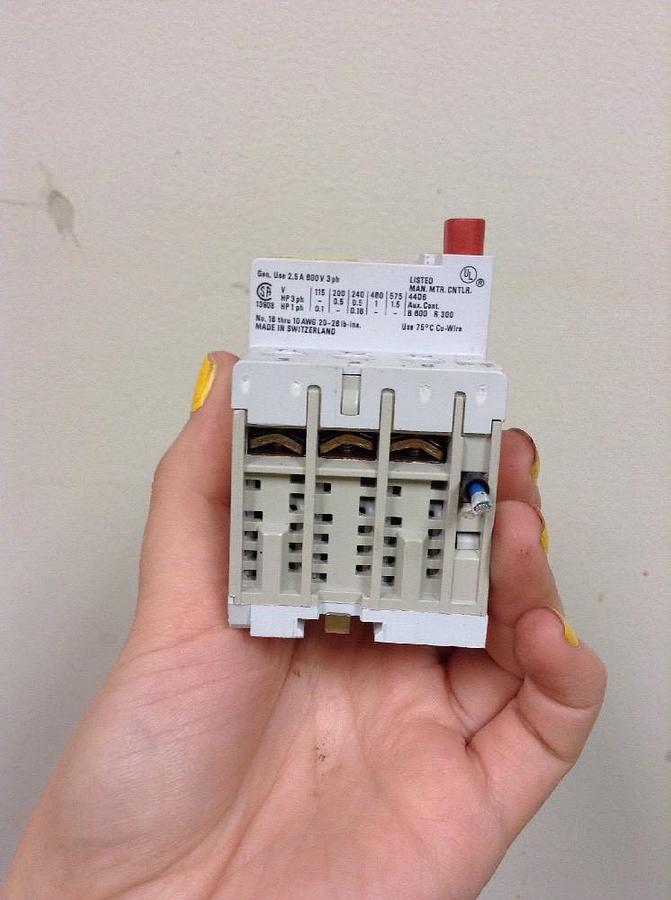 Used Allen Bradley,140-MN-0040,Manual Starter LOT OF 3