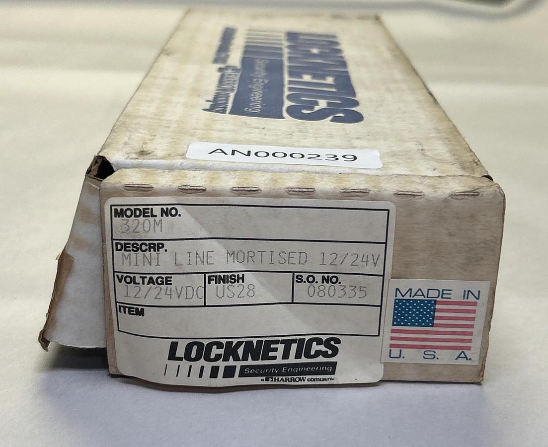 LOCKNETICS,320M,LOCK ELECTROMAGNETIC MAG BOND SENSOR NOS
