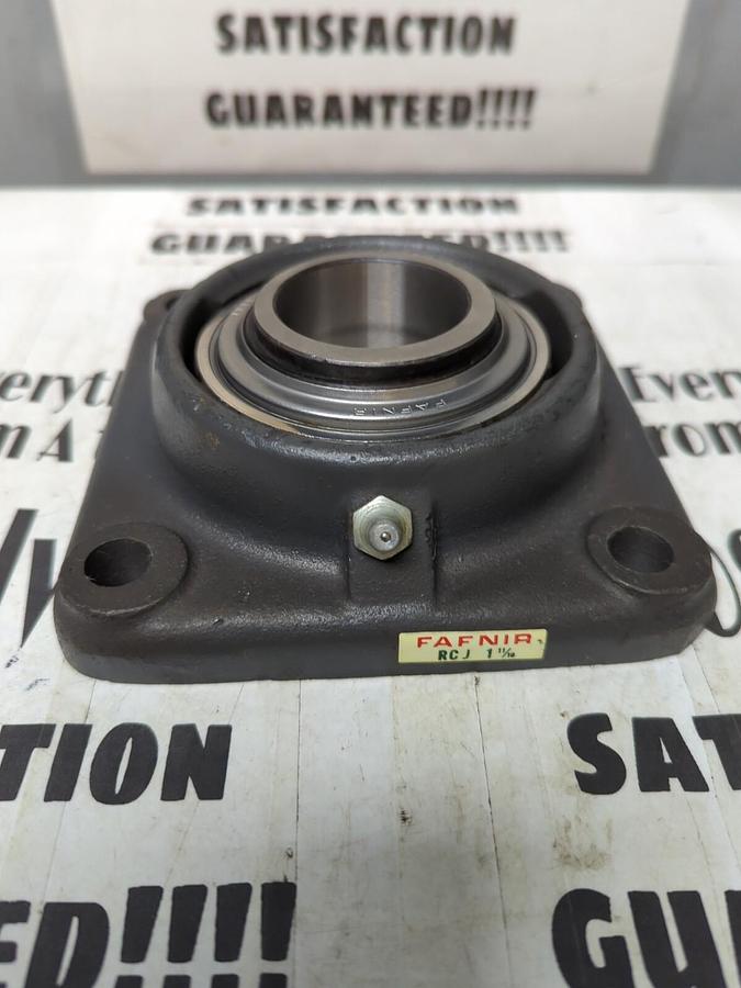 FAFNIR,RCJ 1-11/16,FLANGE BEARING 4-BOLT BASE  1-11/16 INCH BORE MISSING BOX NOS