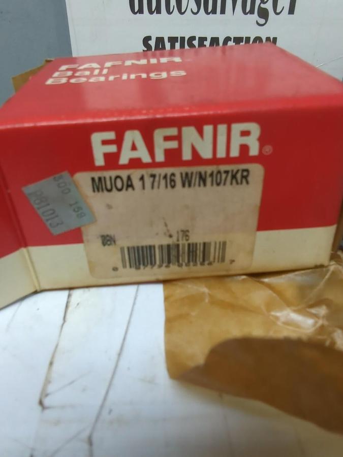 FAFNIR,MUOA 1-7/16 INCH W/N107KR,INSERT BALL BEARING NOS