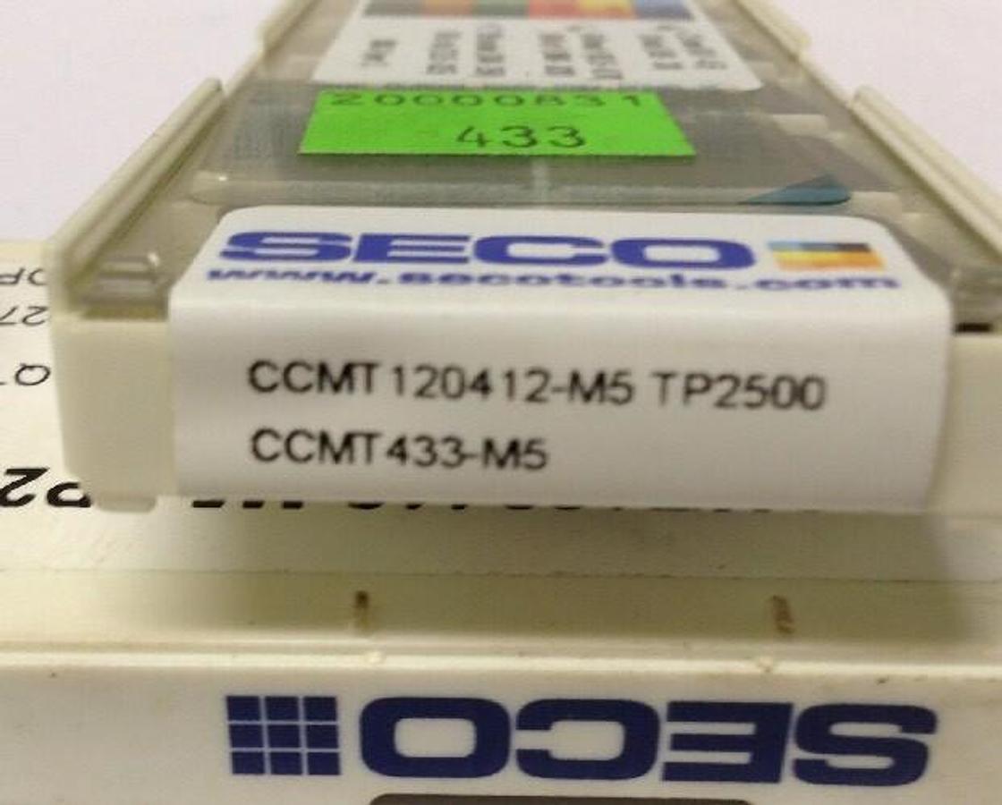 SECO,CCMT120412-M5 TP2500,Inserts 10-Pack