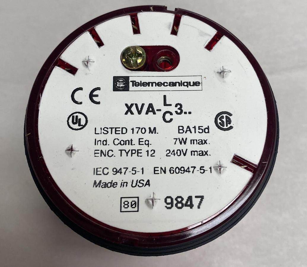 Used Telemecanique,XVA-LC3,Red Stack Light XVAC341 New