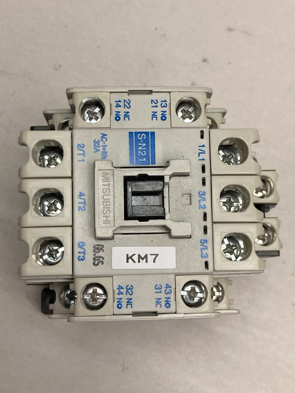 Used Mitsubishi,S-N21,Magnetic Contactor 220-550V 4-7.5kW