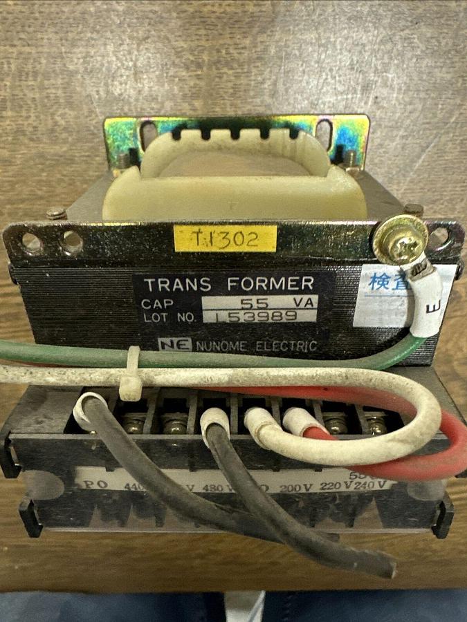 Used Nunome Electric,L53989,55VA Transformer