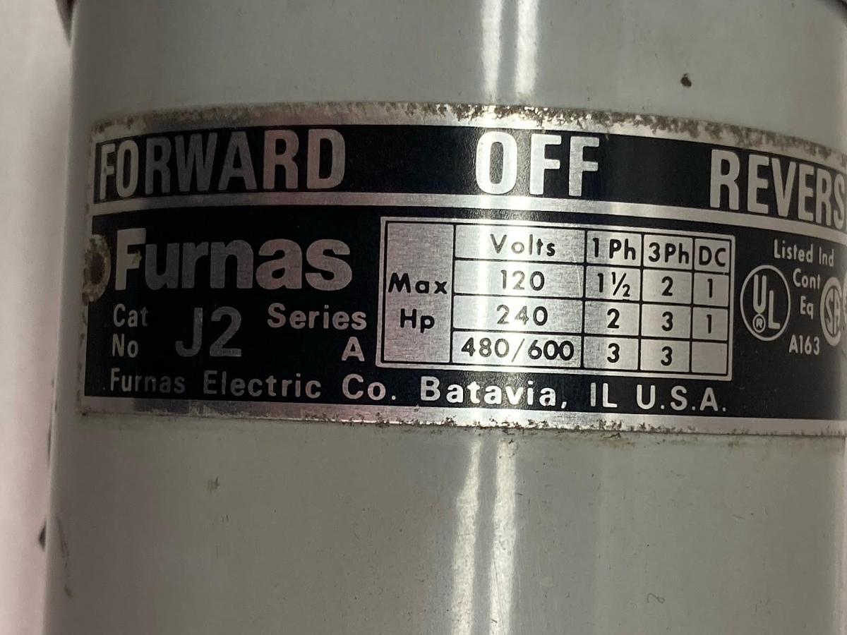 Used Furnas,J2,Motor Reversing Drum Stick Ser A