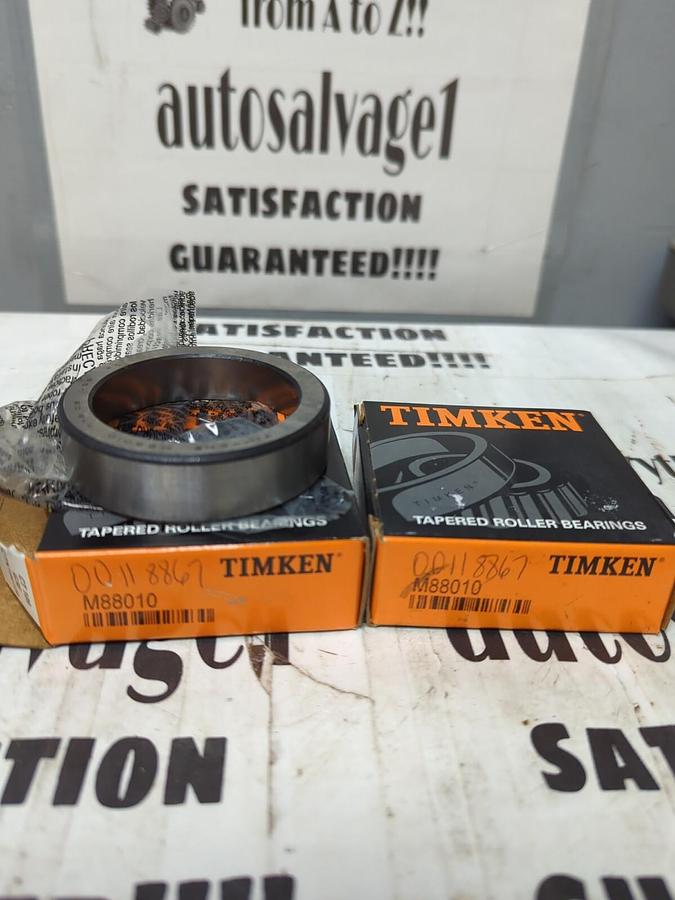 TIMKEN,M88010,ROLLER BEARING CUP LOT OF 2 NOS