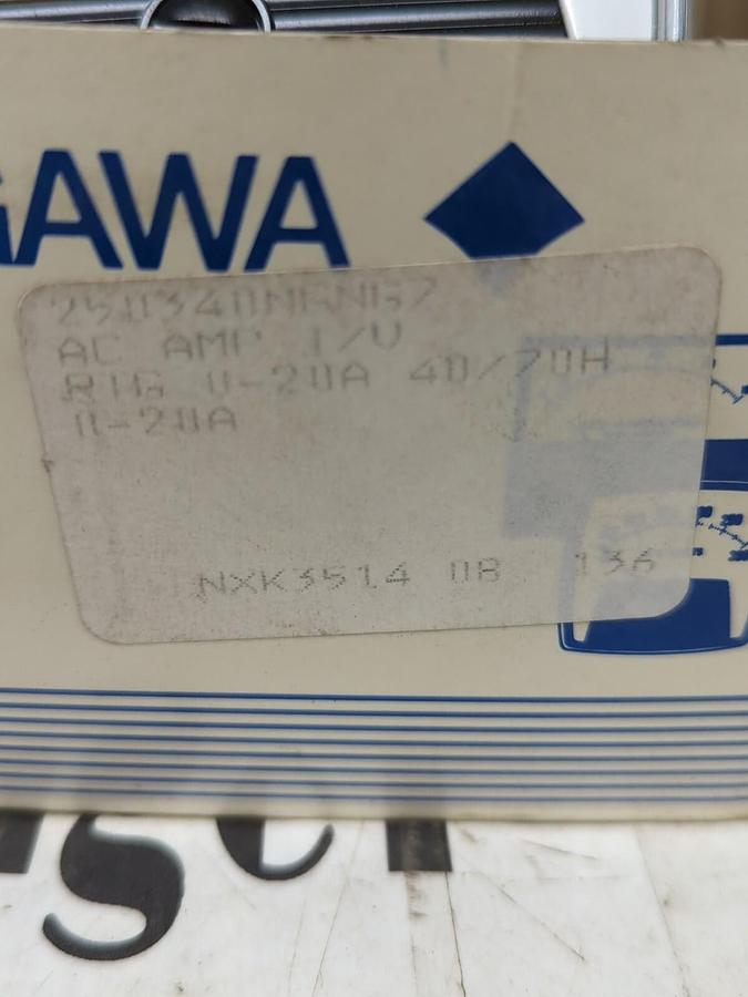 YOKOGAWA,250340NGNG,PANEL METER AC AMP 1/V RIG 0-20A 4H/20H NOS