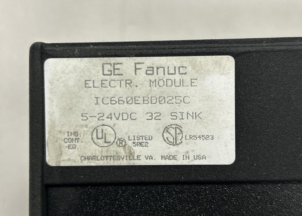 Used GE FANUC,IC660EBD025C,GENIUS BLOCK I/O MODULE